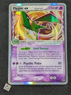 Flygon ex (Delta Species) 92/101 - Dragon Frontiers Ultra Rare Holo Pokemon LP - Image 1