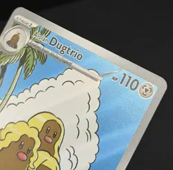 Alolan Dugtrio 208/191 - Pokemon Surging Sparks Holo Illustration Rare NM - Image 5