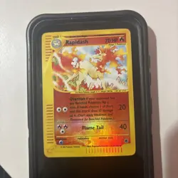 Rapidash 62/165 Expedition Holo Reverse Foil Rare E Reader Series Pokemon MP HP - Image 1