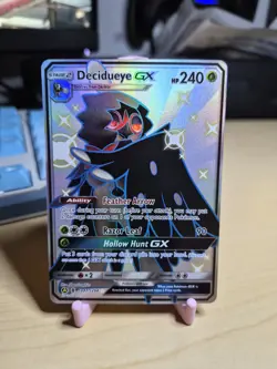 Pokemon TCG Decidueye GX SV47/SV94 Hidden Fates Shiny Vault Full Art - Image 1