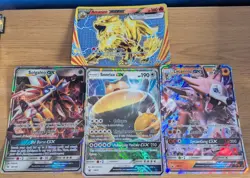 Pokemon TCG Arcanine BREAK Solgaleo Snorlax Lycanroc GX Oversize Cards - Image 1