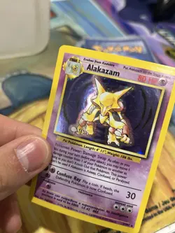 Alakazam 1/102 Pokemon Base Set Unlimited Holo Rare Card WOTC LP - Image 5