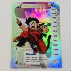 DBZ Dragon Ball Z FOIL Gohan 181 Hi-Tech CCG Limited Saiyan Saga Holo Score Card - Image 1