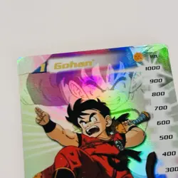DBZ Dragon Ball Z FOIL Gohan 181 Hi-Tech CCG Limited Saiyan Saga Holo Score Card - Image 2