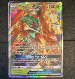 Pokemon Decidueye GX Ultra Rare Holo 12/149 Sun & Moon 240 HP EN 2017 - Image 1