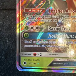 Pokemon Decidueye GX Ultra Rare Holo 12/149 Sun & Moon 240 HP EN 2017 - Image 4