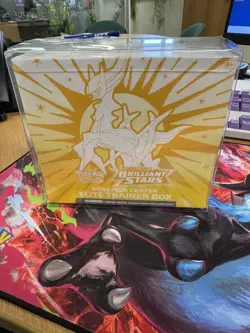 Brilliant Stars Elite Trainer Box Pokemon Center - Sealed with Case - Image 1