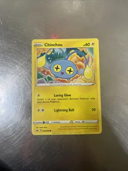 Chinchou 068/202 Common Sword & Shield Base Set Pokemon TCG - Image 1