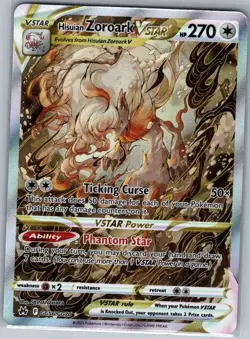 Hisuian Zoroark VSTAR GG56/GG70 Crown Zenith: Galarian Gallery - Pokemon - NM - Image 1