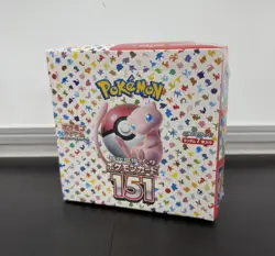 POKEMON TCG SCARLET & VIOLET 151 JAPANESE BOOSTER BOX NEW & SEALED (DAMAGED) - Image 1