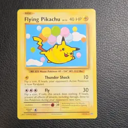 Pokemon TCG Flying Pikachu 110/108 Evolutions Secret Rare Regular HP 40 - Image 1