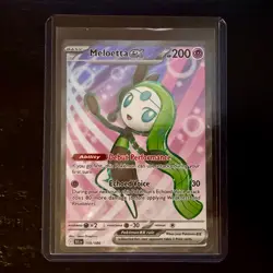 Pokemon TCG ‘Meloetta ex 159/086’ Ultra Rare - Black Bolt - Image 3