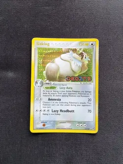 Slaking 15/107 EX Deoxys Reverse Holo Rare NM Pokemon TCG - Image 1