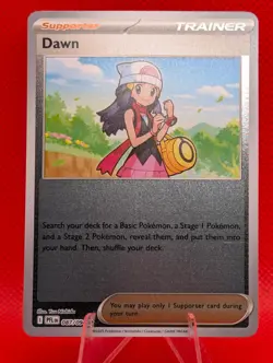 DAWN REVERSE HOLO 087/094 UC PHANTASMAL FLAMES POKEMON NM/M - Image 1