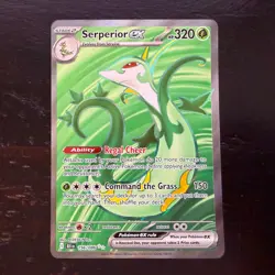 Pokemon TCG ‘Serperior ex 156/086’ Ultra Rare - Black Bolt - English - Image 1
