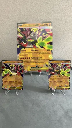Mega Zygarde Ex Promo 071 Pokemon + Large Promo And Mega Zygarde ex Double Rare - Image 1