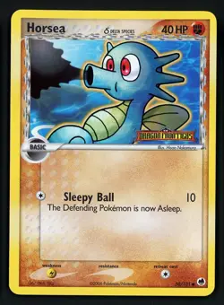 Horsea Delta Species NM 50/101 - Reverse Holo Stamp Dragon Frontiers 🏝 Pokemon - Image 1