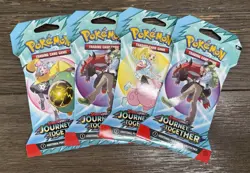 Pokemon Journey Together Sleeved Booster Packs Brand New Factory Sealed - Image 1