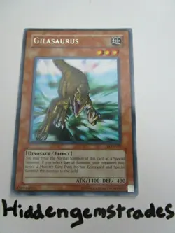 Yugioh! Gilasaurus LON-071 Rare Unlimited Near Mint Pack Fresh!!!! - Image 1