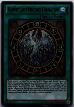 Harpie Lady Phoenix Formation Ultra Rare Legendary Collection 4: Joey's World LC - Image 1
