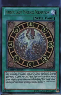 Harpie Lady Phoenix Formation LC04-EN002 d Yu-Gi-Oh NM - Image 1
