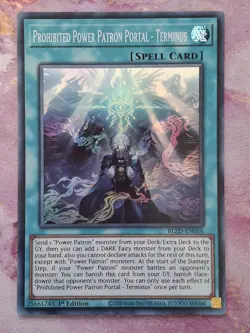 Prohibited Power Patron Portal - Terminus BLZD-EN056 SuperRare YuGiOh NM 1stE - Image 1