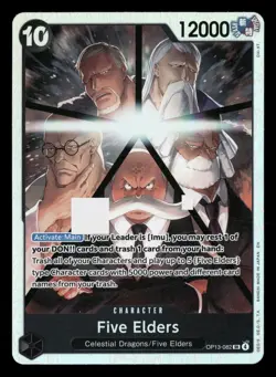 Five Elders - OP13-082 - SR - Carrying On His Will - One Piece - NM/M - Image 1