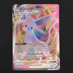 Pokemon TCG Card Espeon VMAX 065/203 Evolving Skies Ultra Rare Full Art - NM - Image 1