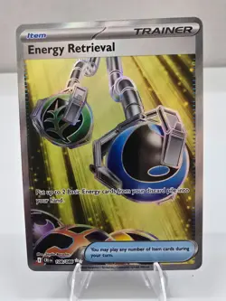 Pokemon Card TCG: Energy Retrieval 108/086 Me04: Chaos Rising Ultra Rare Holo - Image 1