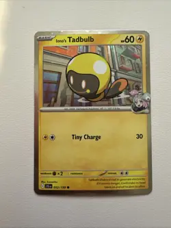 Iono's Tadbulb - (Cosmos Holo) 052/159 Miscellaneous Cards & Products Holo - Image 1