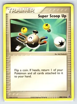 Super Scoop Up 100/113 2005 EX Delta Species Pokemon Card Trainer - Nm - Image 1