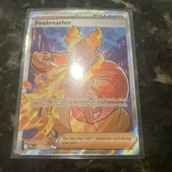 Firebreather 119/094 Ultra Rare Trainer Pokemon Card Phantasmal Flames PFL NM - Image 2