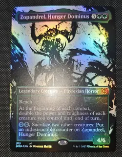 MTG FOIL SHOWCASE Zopandrel, Hunger Dominus 315 Mythic Rare NM - Image 1