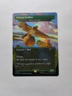 African Swallow Borderless Foil Secret Lair Eng Rare #1675 - Image 1