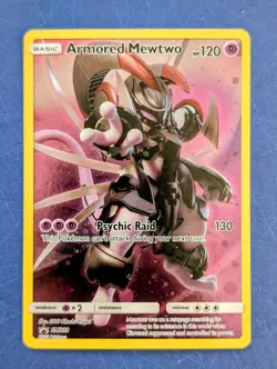 Pokemon TCG Armored Mewtwo SM228 Black Star Promo Card NM - Image 1