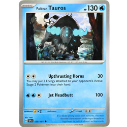 Paldean Tauros - Uncommon - Pokemon TCG Surging Sparks #039/191 - Image 2