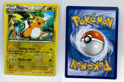 Raichu 28/111 NM/M UC Furious Fists Pokemon Reverse Holo - Image 3