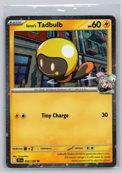 Iono's Tadbulb 052/159 Cosmos Holo - Image 1