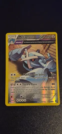 Metagross 50/98 Reverse Holo Rare Ancient Origins Pokemon NM - Image 1