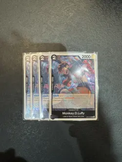 Monkey.D.Luffy OP16-095 The Time of Battle Foil English One Piece NM x4 Playset - Image 1
