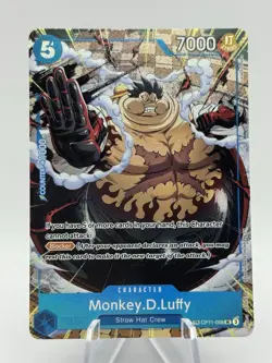 Monkey D Luffy Treasure Rare OP11-058 (TR) One Piece OP13 Carrying On His Will - Image 1
