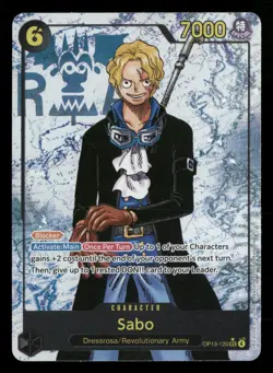 Sabo - OP13-120 - SEC ALT - Carrying On His Will - One Piece - NM/M - Image 1