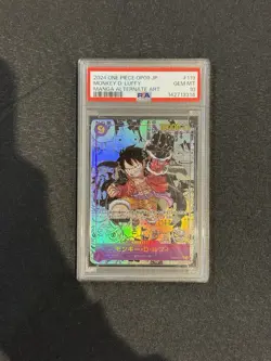 2024 One Piece MONKEY D. LUFFY Manga Alt Art OP09-119 Japanese PSA 10 Gem Mint - Image 1