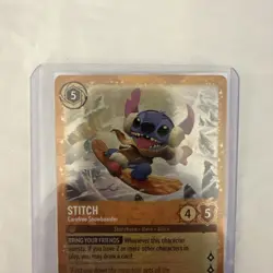 Disney Lorcana Stitch Carefree Snowboarder 42/P3 Promo Holo-Pack Fresh - Image 3