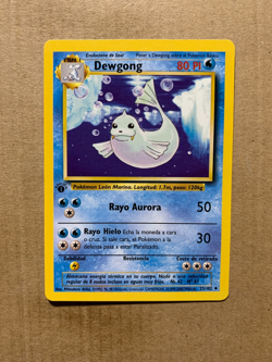 1st Edition SPANISH Dewgong 25/102 Base Set - Uncommon Pokemon Card - NM/Mint - Image 1