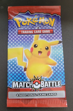 Pokemon 2022 Match Battle McDonalds Booster Pack (NEW) Factory Sealed (4 Cards) - Image 1