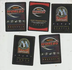 Lot 5 cards WORLD CHAMPIONSHIP WCD 1999-2004 MAGIC MTG US EX-NM Nassif - Stiffle - Image 2
