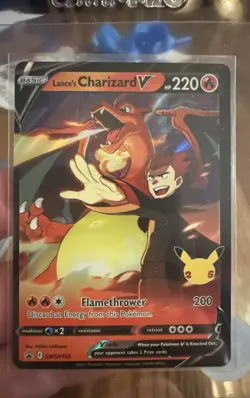 Lance's Charizard V SWSH133 SWSH: Sword & Shield Promo Cards Holo - Image 1