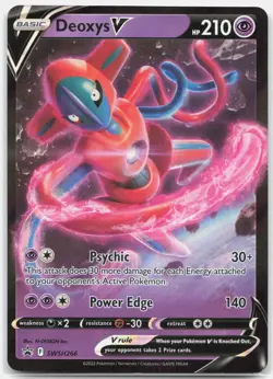 Deoxys V - Promo SWSH: Sword & Shield Promo Cards SWSD Psychic Holo SWSH266 2019 - Image 1