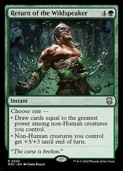 Magic The Gathering MTG RETURN OF THE WILDSPEAKER Modern Horizons 3 NM Near Mint - Image 1